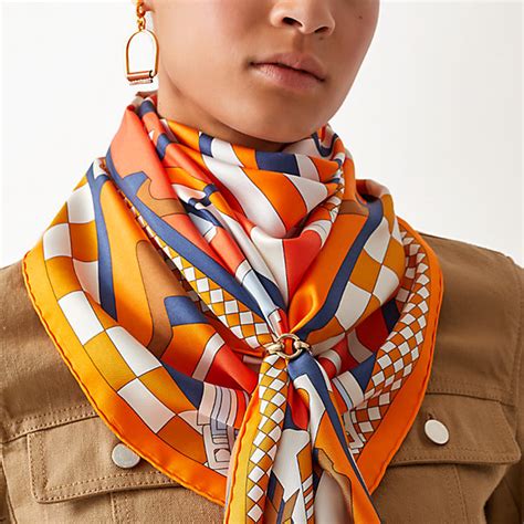 hermes knots|how to wear hermes scarf.